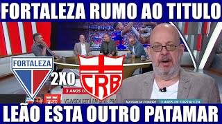 FORTALEZA 2 X 0 CRB LEÃO ESTA RUMO AO TITULO DA COPA DO NORDESTE 2024