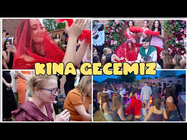 YAKALIM KINALARI KIZIMIN Gelin oluyor 🔥 ingilterede evde kına vlog // Rozan ve Mahmut class=