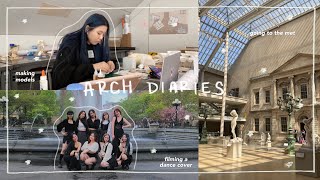 vlog #55 | architecture diaries | a week in my life as a pratt architecture student 💻🌙🎥