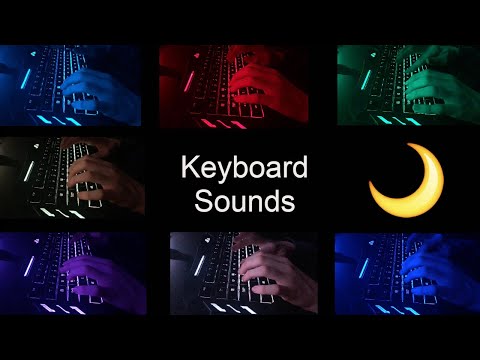 ASMR KEYBOARD SOUNDS - BLIND ASMR
