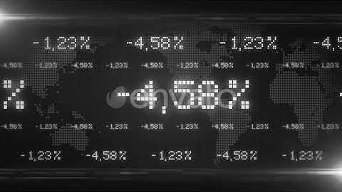 Business Data Numbers Motion Graphics