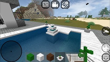 Mini block craft 3D: Make water feature or fountain