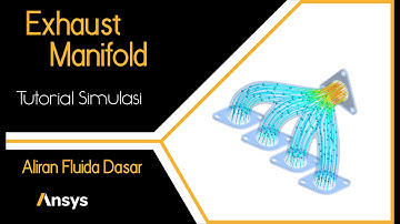 CFD CAE SImulation | Tutorial Ansys | Fluida Exhaust Manifold