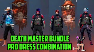 Free fire death master bundle dress combination||best dress combination with death master bundle ||