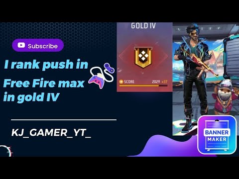 I rank push BR RANK In Free Fire max In Gold IV - YouTube