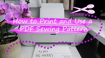 How to Print PDF Sewing Patterns EASY | Buy, Print, Assemble, Cut and Use Patterns beginner-friendly