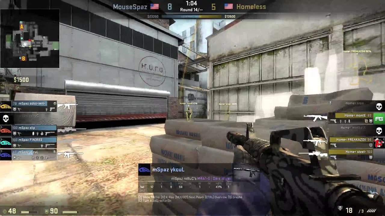 Mousespaz lucky 4k vs  Homeless