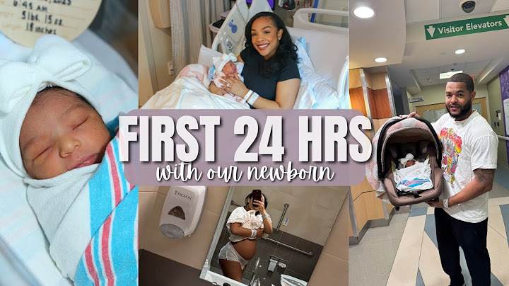 FIRST 24 HOURS WITH A NEWBORN BABY  + bringing our baby home 🤍 baby first bath + postpartum body