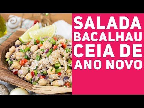 BACALHAU PARA CEIA DE ANO NOVO (Salada/Vinagrete) - Receitas de Minuto EXPRESS #285