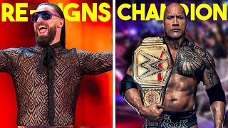 Former WWE Champ Re-Signs...The Rock WWE Champion Plans...Dominik Injury Return...Wrestling News