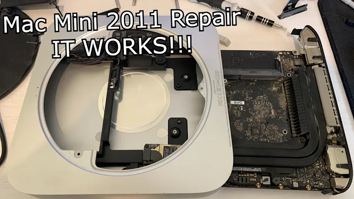 Mac Mini 2011 Fixing Boot Cycling Problem and Disassembly Guide