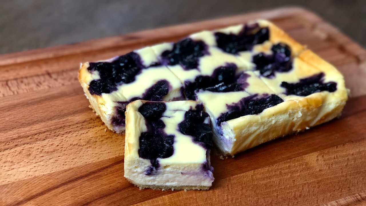 บลูเบอร์รี่ชีสเค้ก คีโต|Keto Blueberry cheesecake