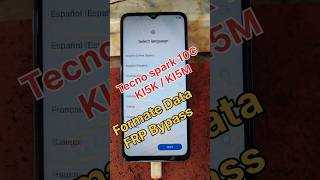 Tecno spark 10C Formate Data||. Tecno spark 10C FRP Bypass #frpbypass #hardreset #hardwork