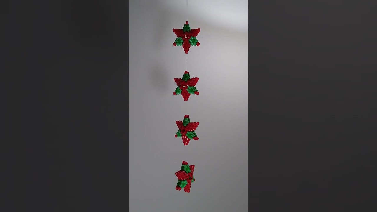 Beaded Star Ornament With The Perler Beads
