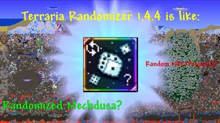 I randomized Terraria 1.4.4 with the updated Randomizer Mod ─ Total unexpected chaos...