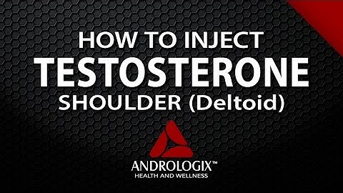 How to Inject Testosterone – Shoulder (Deltoid) Injection | Andrologix.com