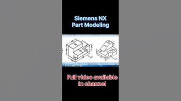 NX part modeling for beginners #autocad #autocadblocks #cncsoftware #sketchup #huongdansketchup