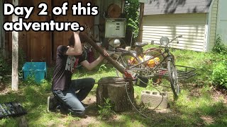 Random Bits 0278: Scrapping bicycles, Clearing out shed, E-bike is becoming more reliable.