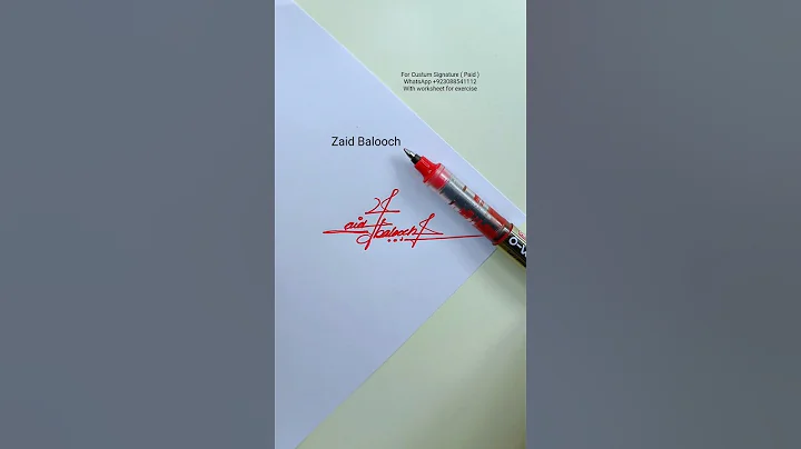 How to sign the letter Z? 🤔 #signature #howtosign #shorts