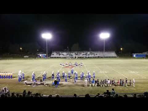 Halftime show featuring the Viking Elite 11-02-18-Vidalia High School Marching Band.