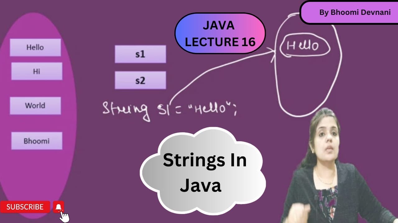 Strings in java | Java Full course lecture 16 - YouTube