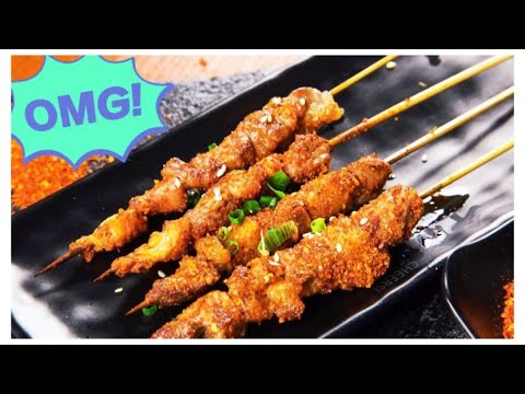 丰富的烤肉 - 街头美食 |夜市美食| street food ＃１4