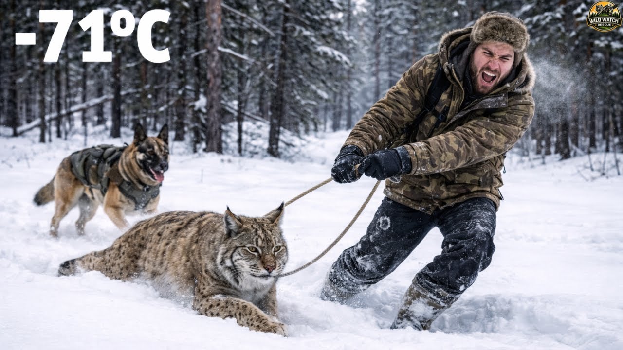 A Young Man Saved a Lynx Family Trapped in a Doorless Snow Cave — A Heartwarming Story