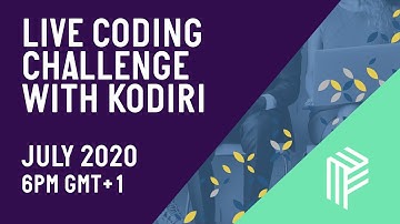 Kodiri: React & JS Coding Challenge - July 2020 - Live Stream
