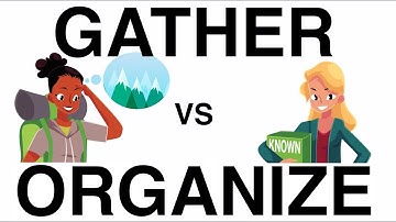 Gather (Se or Ne) vs Organize (Si or Ni)
