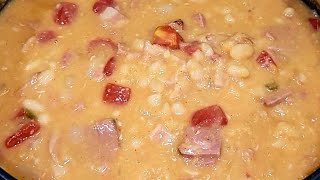 Northern Beans, Bacon, Ham Old Fashioned Soup Jerrys Way