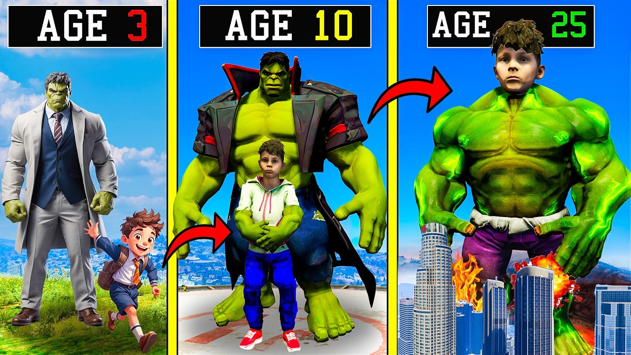 Becoming KID HULK in GTA 5!