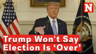 Watch The Jan. 7 Trump Outtakes Where He Refused To Say Election Was 'Over'