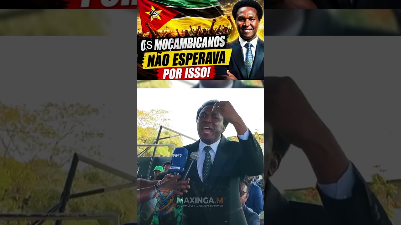 Venâncio Mondlane fala dos resultados eleitorais #moçambique #noticiasdemoçambique #politica