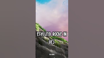 How to make stylized rocks in ue5 #gamedev #gamedevlife
