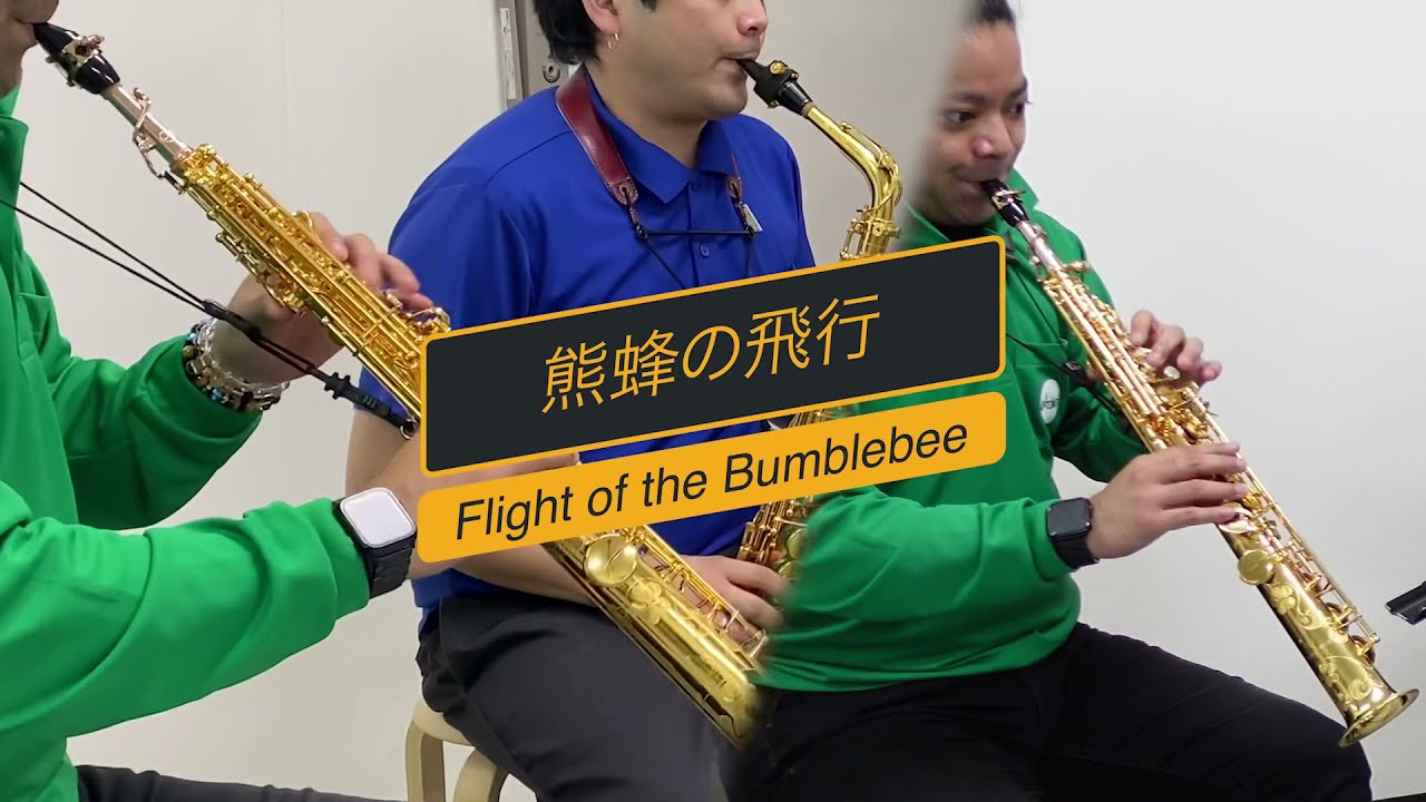 超絶技巧】サックス四重奏で「熊蜂の飛行」-Flight of the Bumblebee