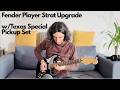 Fender MIM Strat Upgrade | Texas Special Pickup Set | Rich Neck Pickup Tones w/TS8080 & Dream 65