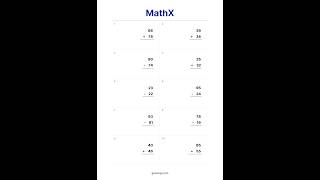 Free Intermediate Math Worksheet #29 | Addition & Subtraction Practice #Shorts