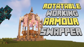 Rotatable Armor Swapper Minecraft Tutorial! - Java & Bedrock - MCPE!