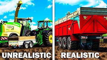 Unrealistic VS Realistic : Silage (Farming Simulator 19)
