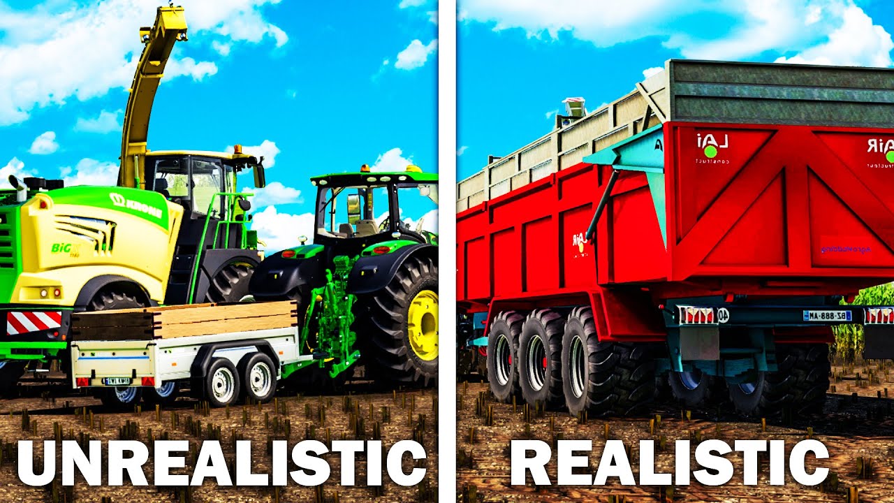 Unrealistic VS Realistic : Silage (Farming Simulator 19)