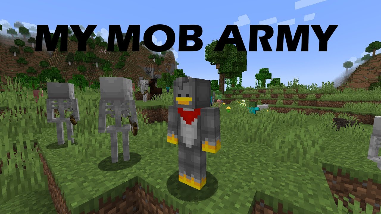 Minecraft But Every Mob I Kill Joins My Army! - YouTube