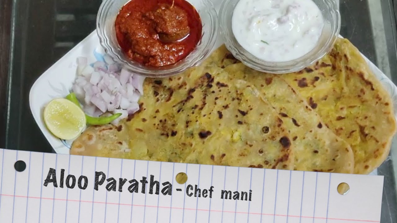 Aloo Paratha Recipe | Dhaba Style Punjabi Aloo Paratha | Potato Stuffed ...
