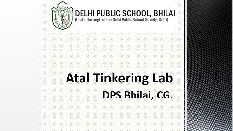 Glimpse of the Atal Tinkering Lab and the components used.