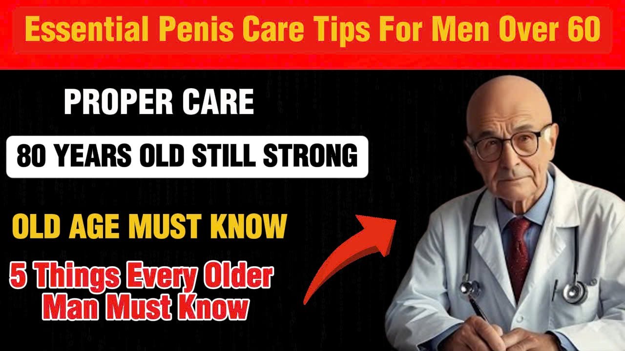 Seniors, 5 Essential Care You Need to Take With Your Penis | Senior Health 365