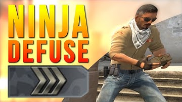 CS:GO Ninja Defuse in Casual, Dude Freaks Out