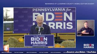 Disturbing Joe Biden Brain Freeze Caught at PA Rally: Truaninonashufodopressure