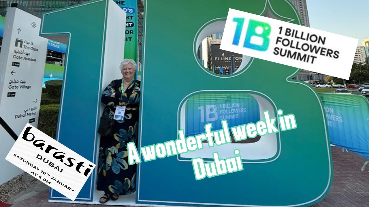 I was a keynote speaker at the 1 Billion Summit in Dubai..... And a live DJ set at Barasti Beach Bar