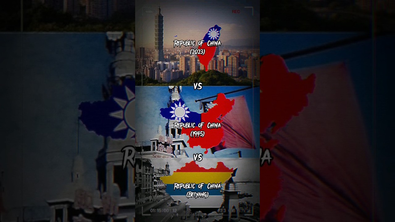 Republic of China (2023 vs 1945 vs Beiyang) 