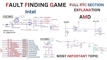 FULL RTC SECTION EXPLANATION | FOR Intel & AMD | MUST WATCH | MOST IMPORTENT TOPIC | #laptoprepair