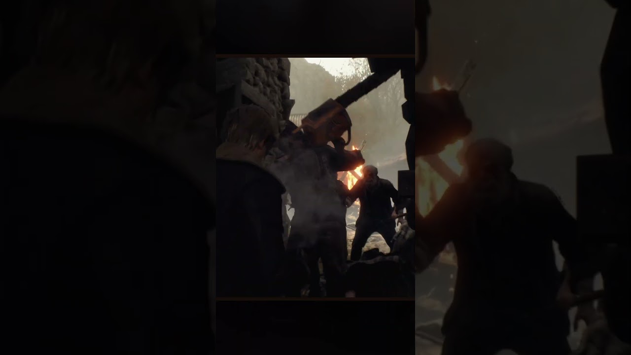 Unleashing Chaos | Resident Evil 4 Chainsaw Man Demo #shorts
